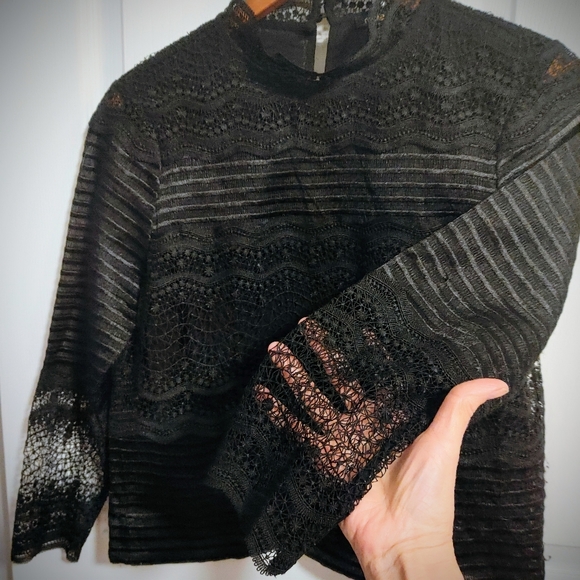 Maje lace top - Picture 3 of 14